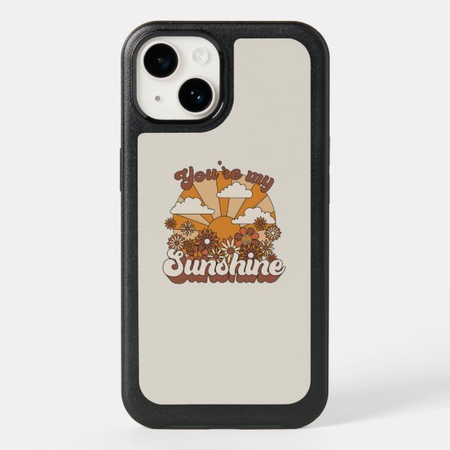 Retro Groovy | You're my Sunshine Otterbox iPhone Case (Back)