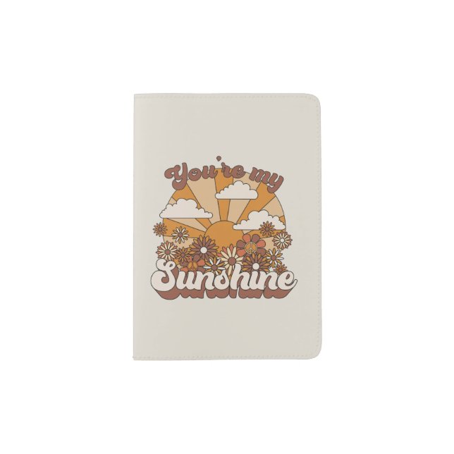 Retro Groovy | You're my Sunshine Passport Holder (Front)