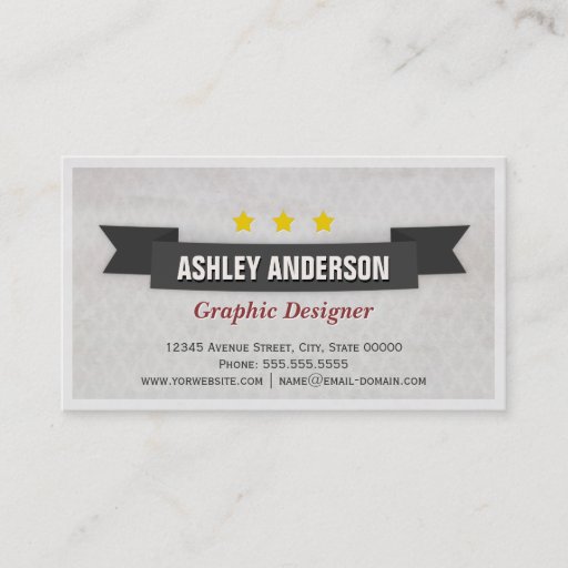 Customizable Retro Grunge Black and White Business Cards