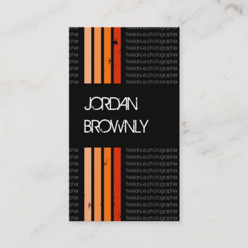Customizable Retro Grunge Business Cards