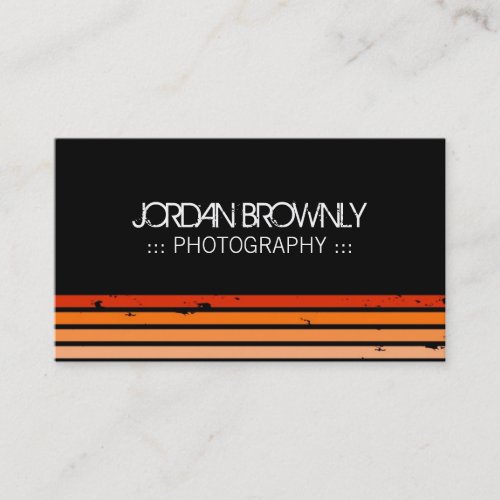 Retro Grunge Business Cards