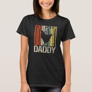Retro grunge farmer chicken daddy chicken   T-Shirt