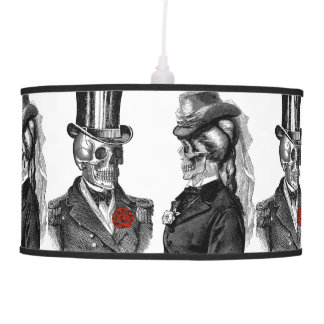 Retro Grunge Skull Custom Lamp