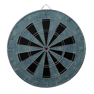 Retro Grunge Suede Custom Blue Texture Dart Board