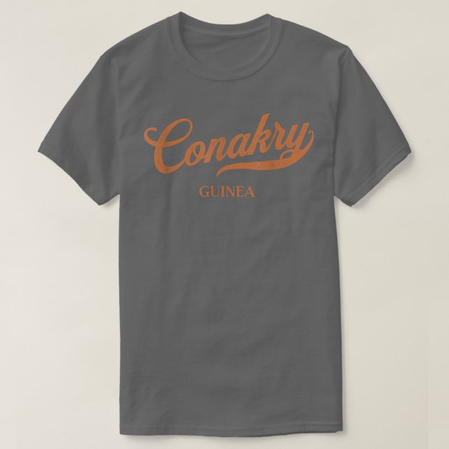 Retro Guinea City - Vintage Conakry T-Shirt (Design Front)