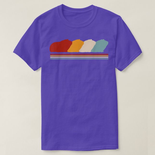 Retro Guinea Pigs Guinea Pig  T-Shirt (Design Front)
