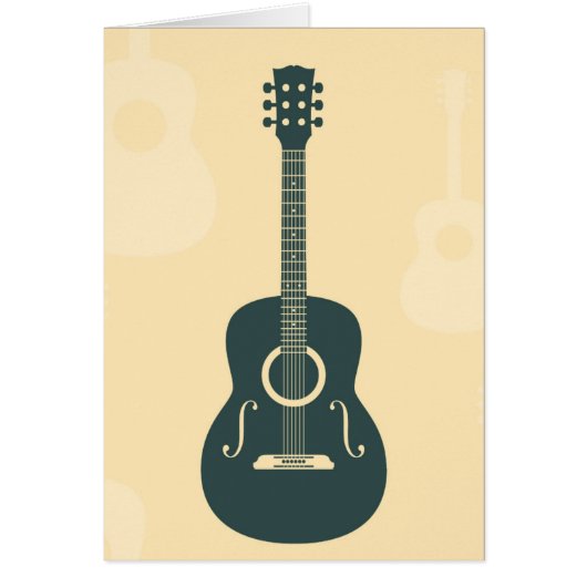 Retro guitar acoustic music (Front)