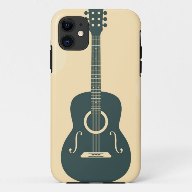 Retro guitar acoustic music Case-Mate iPhone case (Back)