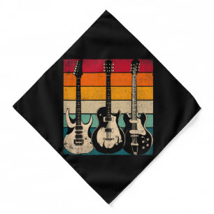 Retro Guitar Bandana