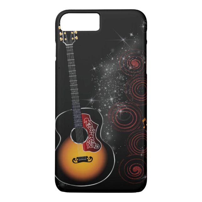 Retro Guitar Case-Mate iPhone Case (Back)