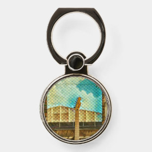 retro guitar lover gift phone ring stand