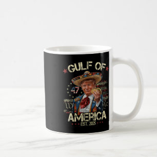 Retro Gulf Of Usa America Est 2025 American Flag G Coffee Mug