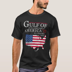 Retro Gulf of USA America Funny Gulf of Mexico Jul T-Shirt