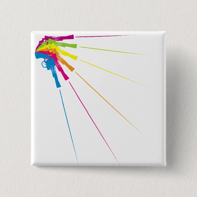 Retro Gunshots Button (Front)