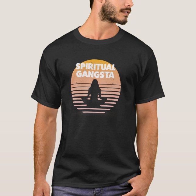 Retro Gym Yoga Spiritual Gangsta Pullover  (Front)