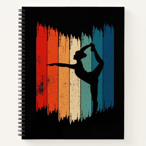 Retro Gymnastic Retro Gymnasts Vintage Notebook