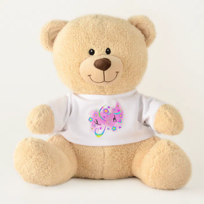 Retro Gymnastics Teddy Bear Zazzle Com