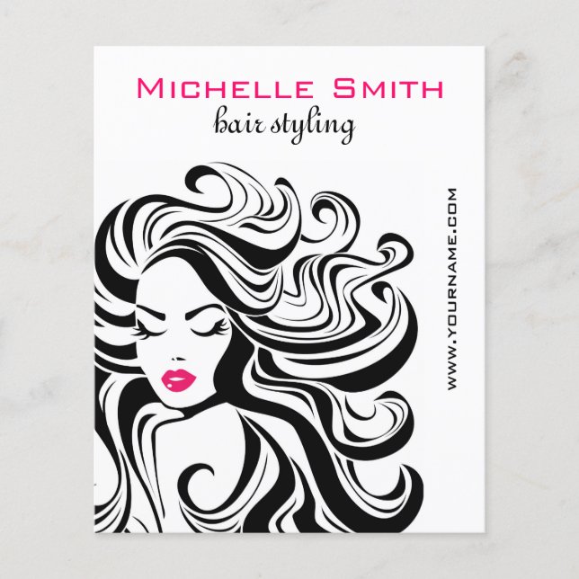 Retro Hairstyling marketing Flyer (Front)