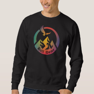 Retro Half Dome Hike Sunset T-Shirt Sweatshirt