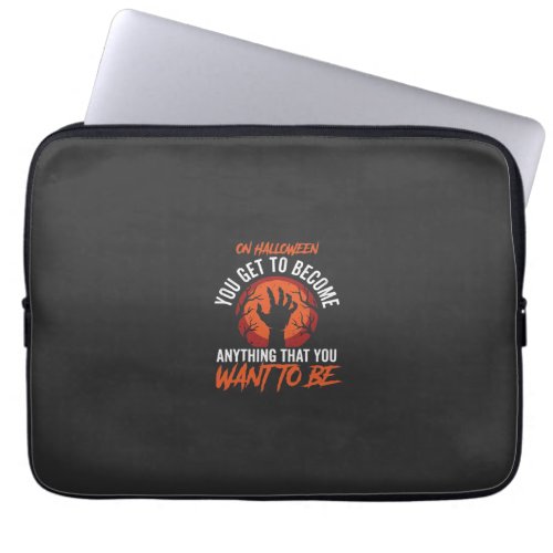 Retro Halloween Anything You Want Design_1 Laptop Sleeve