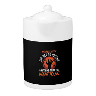 Retro Halloween Anything You Want Design_1 Teapot