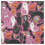 retro halloween bubblegum fabric