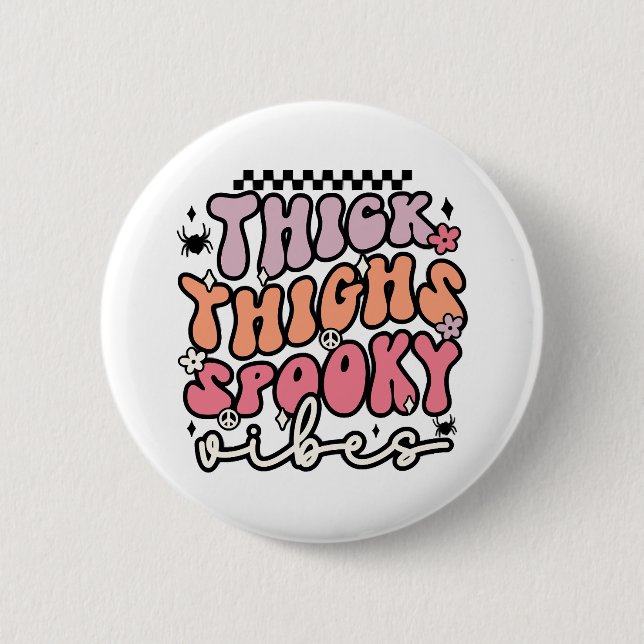 Retro Halloween     Button (Front)