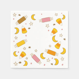Retro Halloween Candy Classics Party Napkins