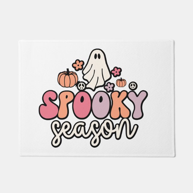 Retro Halloween Doormat (Front)