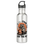 Retro Halloween Feral Time to Stir The Pot Stainless Steel Water Bottle