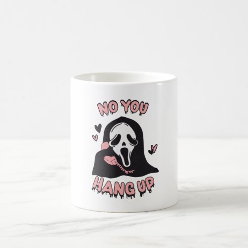 Retro Halloween Ghost Face Coffee Mug
