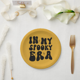 Retro Halloween In My Spooky Era Vintage Fall Paper Plates