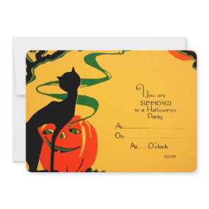 Retro Halloween Invitation
