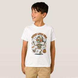 Retro Halloween Kids T-Shirt ,Spooky little Dude