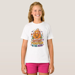 Retro Halloween Kids T-Shirt ,Spooky little Dude