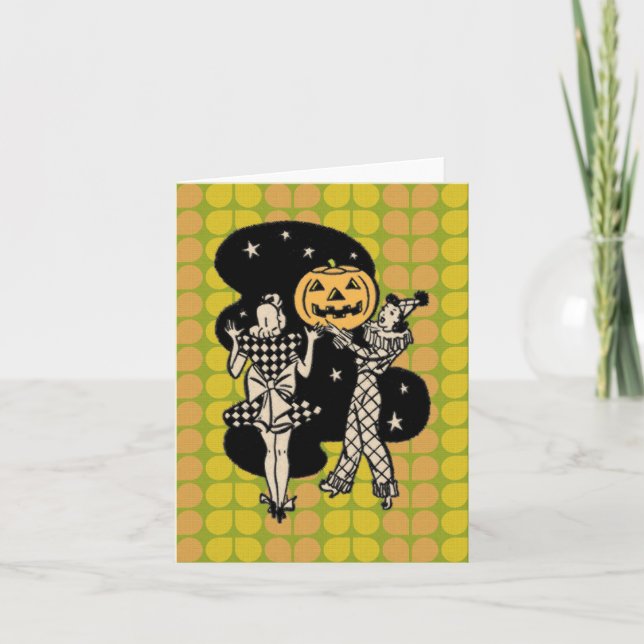 Retro Halloween Ladlies Card (Front)