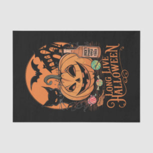 Retro Halloween Long Live Fall Spooky Season Tissue Paper
