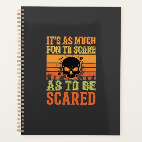 Retro Halloween Scare Skull Design_1 Planner
