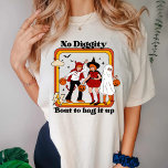 Retro Halloween T-Shirt<br><div class="desc">Step into the Halloween spirit with our Retro Halloween Shirt featuring the iconic quote "No Diggity, 'Bout to Bag It Up." This spooktacular shirt blends nostalgia and style, perfect for any Halloween enthusiast. Embrace the vintage vibes while celebrating the season of tricks and treats. Crafted with premium materials, this shirt...</div>