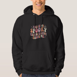 Retro Halloween This is my Spooky School Teaching Hoodie