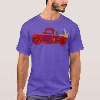 Retro Halloween Truck welcome back halloween T-Shirt