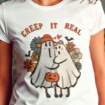 Retro Halloween Tshirt, Vintage Halloween Tshirt<br><div class="desc">Creep it real</div>