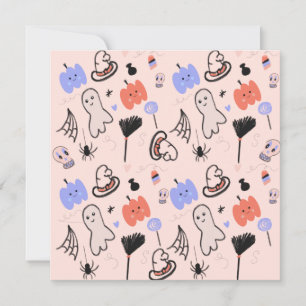 Retro Halloween Vintage Themed Doodles