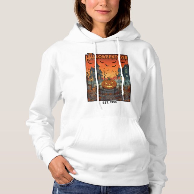 Retro Halloweentown Pumpkin T-Shirt | 1998 Classic Hoodie (Front)