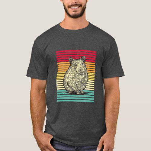 Retro Hamster  _ 2   T_Shirt