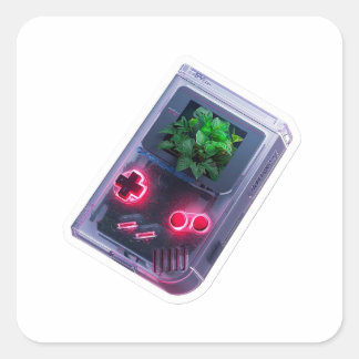 Retro Handheld Gaming Console Sticker