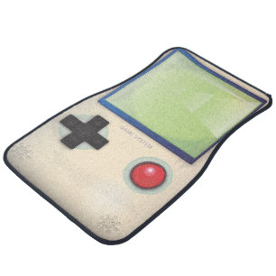 Retro Handheld Video Game Car Mat