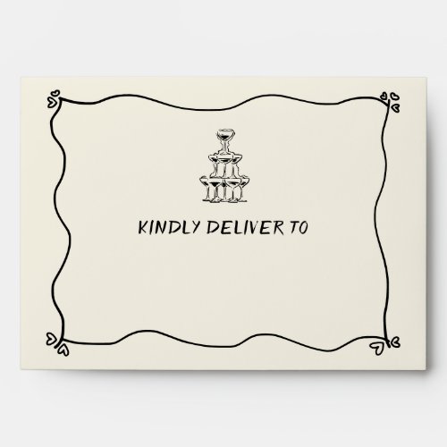 Retro Handwritten Whimsical Envelope