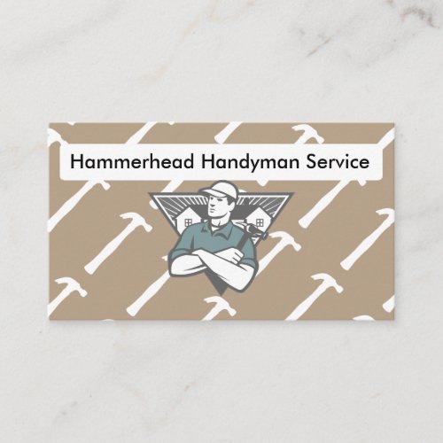 Retro Handyman Service Business Card