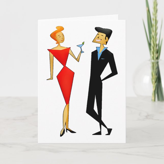 RETRO HAPPY BIRTHDAY HUSBAND WIFE CARDS (Front)